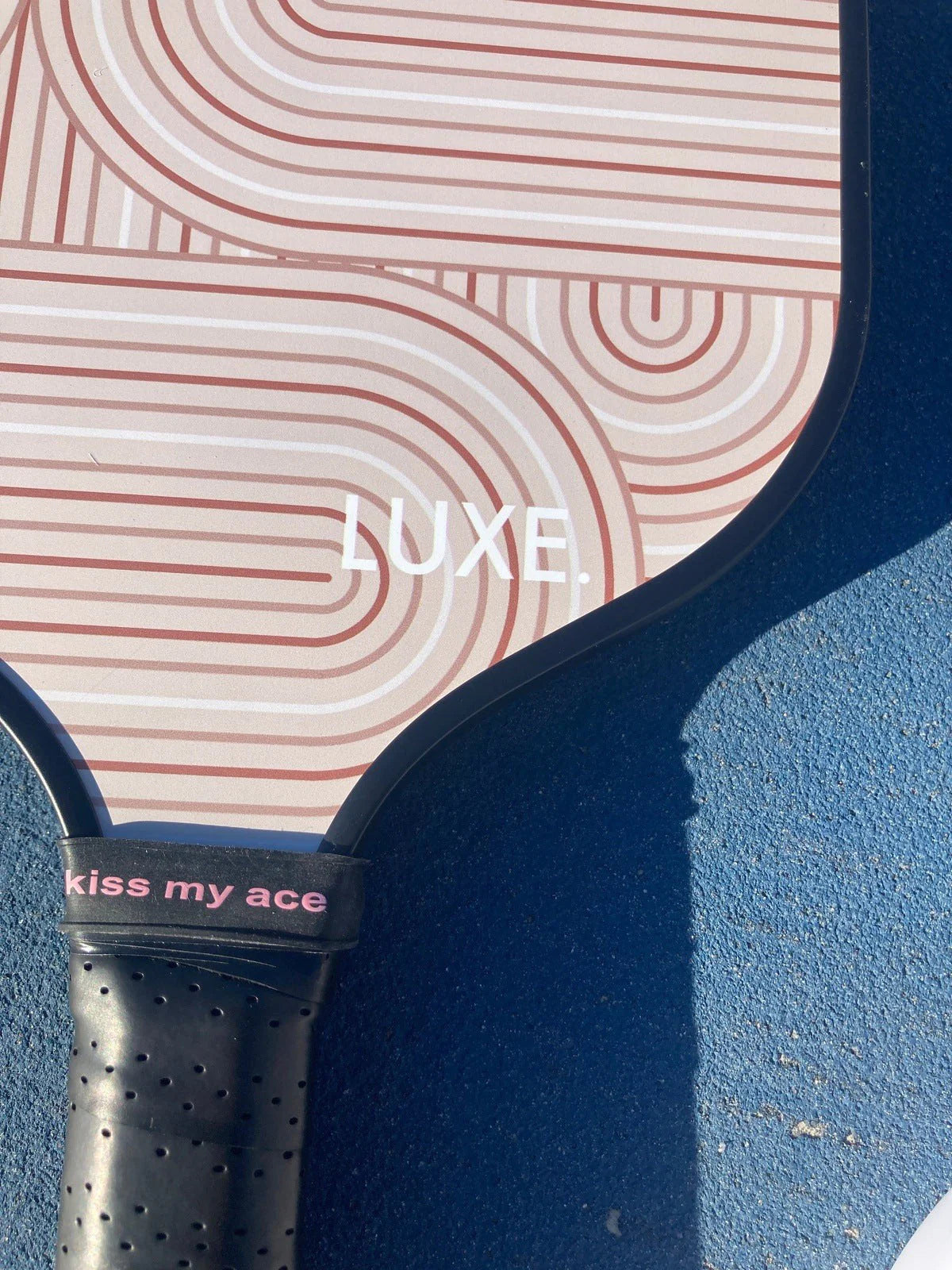 kiss my ace LUXE Pickleball grip band on paddle shop now on Erwinpickleball.com Canada