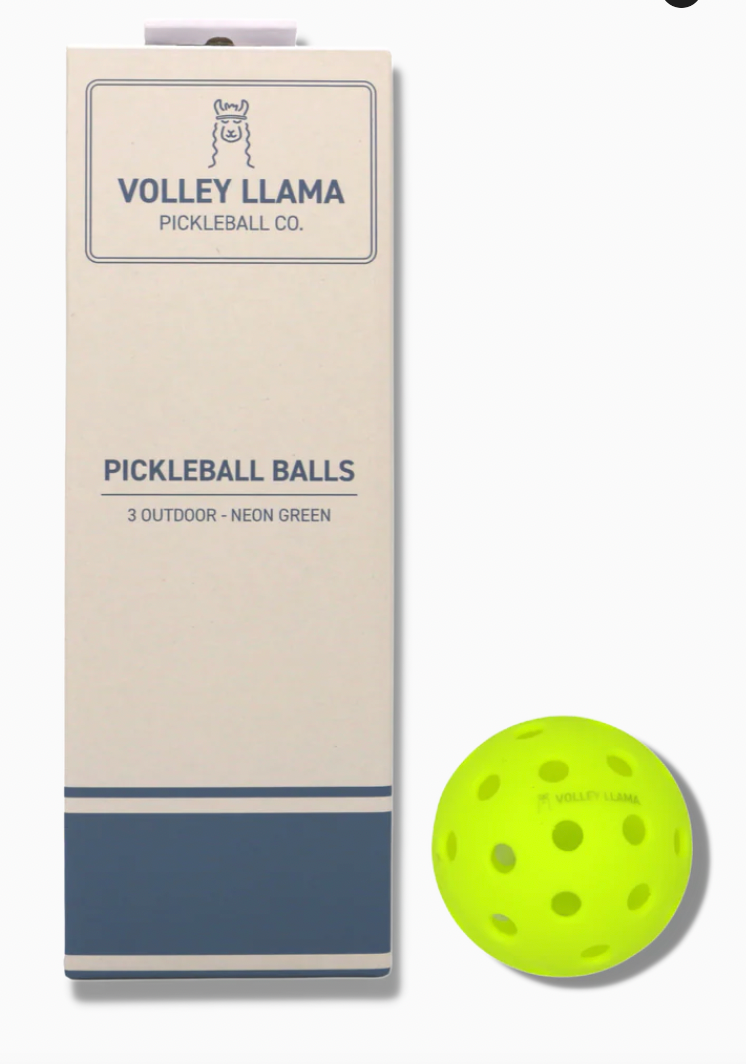 Outdoor Pickleballs - Green 3pk
