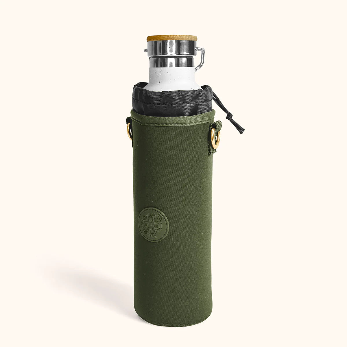 +On Drawstring Pouch - Green