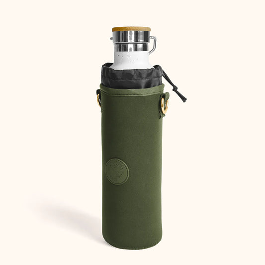 +On Drawstring Pouch - Green