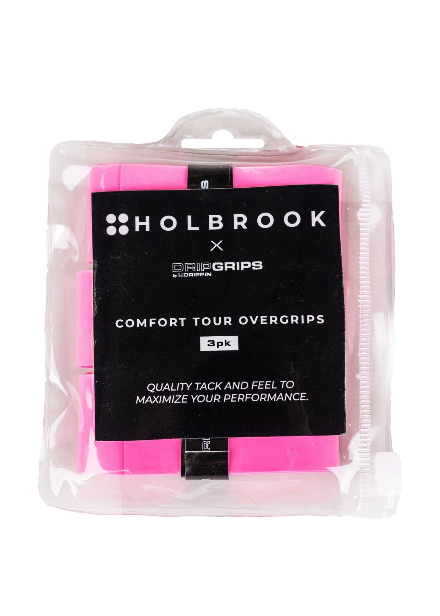 Comfort Tour Overgrips - 3 Pack (White, Pink or Light Blue)