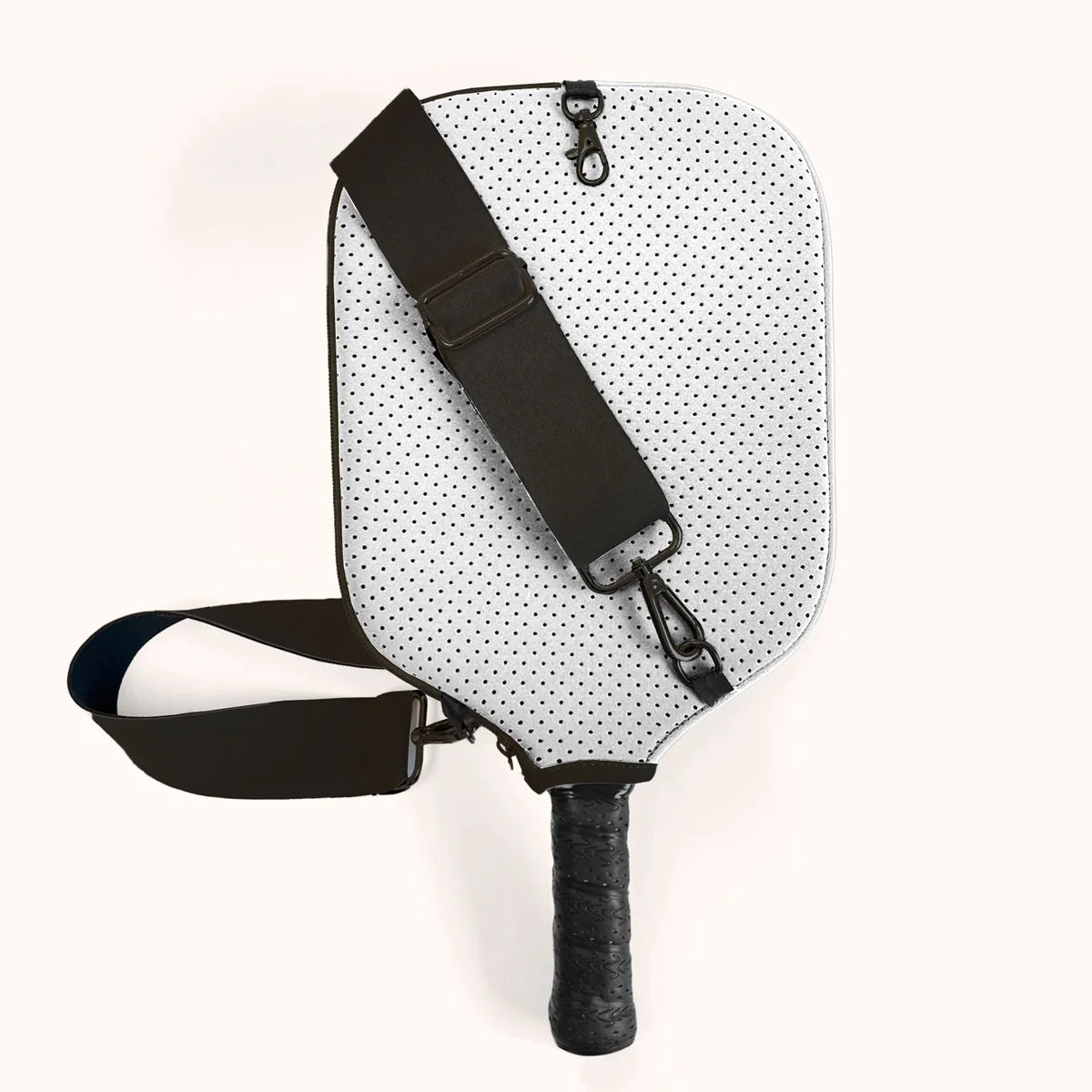 Crossbody Pickleball Paddle Cover - Platinum