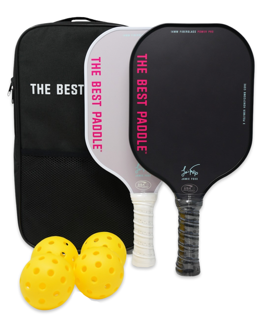 The Best Pickleball Paddle Starter Kit (2 Paddles, 4 balls, 1 bag)