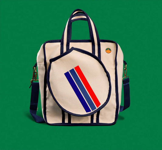 Navy Chatham Stripe Pickleball Bag
