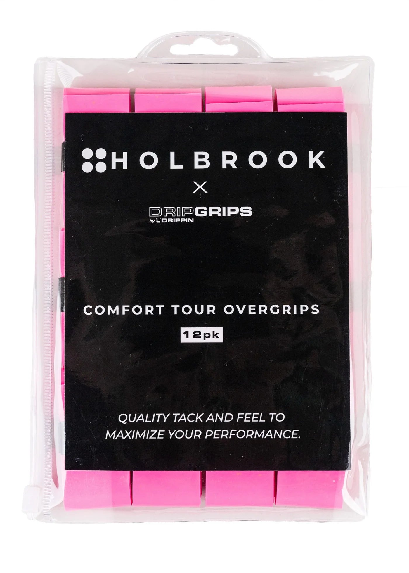 Comfort Tour Overgrips - 12 Pack (White, Pink or Light Blue) (Copy)